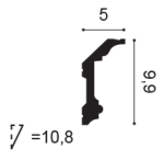 Orac C321 FLEX კარნიზი პოლიურეთანის დრეკადი - Image 4