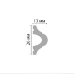 მოლდინგი პოლისტიროლი (26*13*2000мм) - Image 2