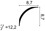 Orac კარნიზი დიუროპოლიმერის CX126 - Image 2