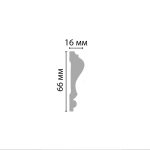 მოლდინგი დუროპოლიმერი (66*16*2000мм) - Image 2