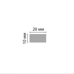 მოლდინგი ხაზი (Wood) 20*30*2900mm - Image 2