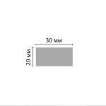 მოლდინგი ხაზი (Gold) 20*30*2900mm - Image 2