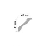 კარნიზი დუროპოლიმერი (43*43*2000мм) - Image 3