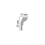 კარნიზი დუროპოლიმერი (25*15*2000мм) - Image 2