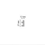 მოლდინგი ხაზი 27*12*2900mm - Image 3
