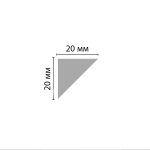 მოლდინგი დუროპოლიმერი (20*20*2900мм) - Image 2