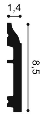 Orac SX172 პლინტუსი დიუროპოლიმერის - Image 2