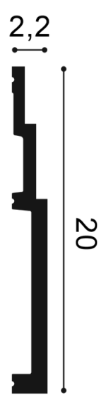 Orac SX181 პლინტუსი დიუროპოლიმერის - Image 2